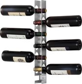 Wijnrek Pfalz voor 6 flessen wandmontage 55x5x7 cm