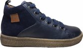 Naturino veter leder/suede effen hoge sneakers Alder navy  mt 29