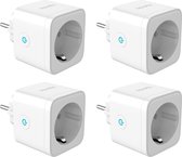 IQONIC® Slimme Stekker - Set van 4 - Smart Plug - Google Home & Amazon Alexa Compatible - Smart Home