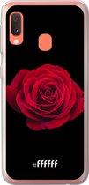 Samsung Galaxy A20e Hoesje Transparant TPU Case - Radiant Rose #ffffff