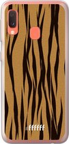 Samsung Galaxy A20e Hoesje Transparant TPU Case - Tiger Print #ffffff