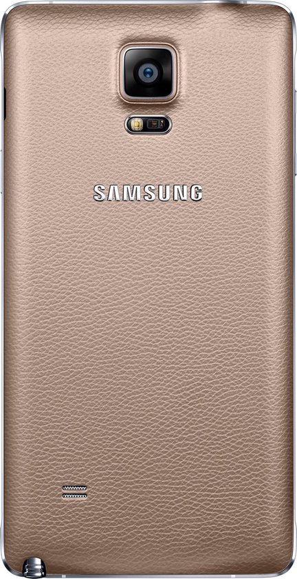 Samsung Galaxy Note 4 Back Cover - Goud | bol.com