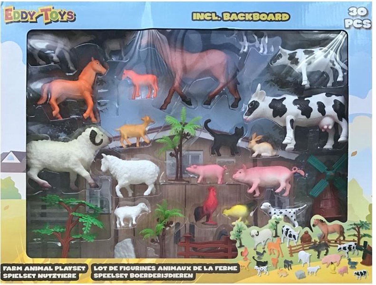Jouets figurines d'animaux de la ferme