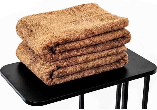 officieel rust Vergemakkelijken Sauna Handdoek Xxl Bruin - 200x90cm - Sneldrogende Bamboe Handdoeken -  Extra Zacht... | bol.com