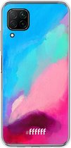 Huawei P40 Lite Hoesje Transparant TPU Case - Abstract Hues #ffffff