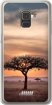 Samsung Galaxy A8 (2018) Hoesje Transparant TPU Case - Tanzania #ffffff