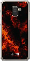 Samsung Galaxy A8 (2018) Hoesje Transparant TPU Case - Hot Hot Hot #ffffff