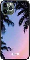 iPhone 11 Pro Hoesje TPU Case - Sunset Palms #ffffff