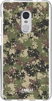 Xiaomi Redmi 5 Hoesje Transparant TPU Case - Digital Camouflage #ffffff