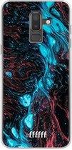 Samsung Galaxy J8 (2018) Hoesje Transparant TPU Case - River Fluid #ffffff