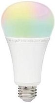 LED Lamp - Priso Pina - E27 Fitting - Dimbaar - 12W - Aanpasbare Kleur - RGBW - Wit - BES LED
