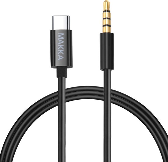 BORLTER CLAMP USB-C Naar 3.5 Mm AUX-kabel – Met DAC-chip – HiFi-geluid – 1,2 Meter – Voor IPhone 15, Samsung, IPad, Pixel En Auto’s