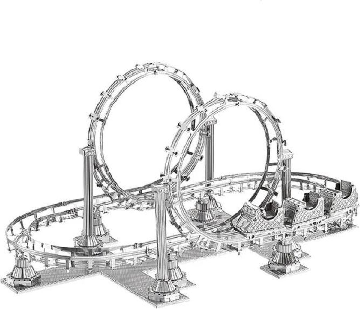 Bouwpakket Modelbouwpakket Rollercoaster Achtbaan- metaal | bol.com
