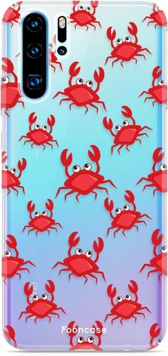 Huawei P30 Pro hoesje TPU Soft Case - Back Cover - Crabs / Krabbetjes / Krabben