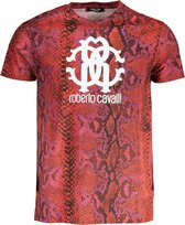 Roberto Cavalli T-shirt Rood XL Heren