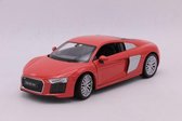 Welly 1/24 Audi R8 V10 - 2016, Rood