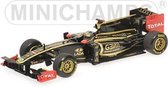 The 1:43 Diecast Modelcar of the Lotus Renault Showcar of 2011. The driver was Nick Heidfeld. The manufacturer of the scalemodel is Minichamps.This model is only online available