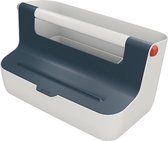 Boîte de rangement portable Leitz Cozy - Boîte de rangement avec compartiments - Boîte de Opbergbox avec couvercle - Grijs velours