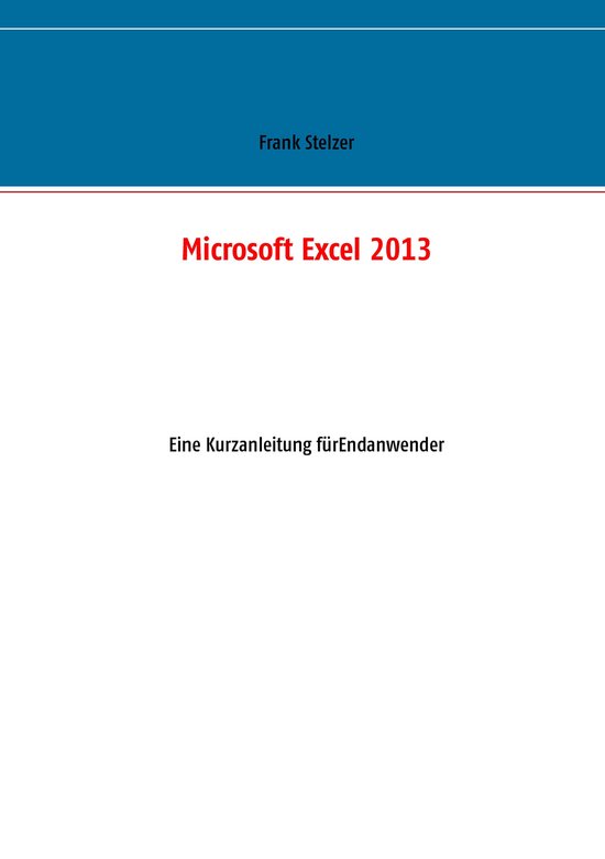 Microsoft Excel 2013 - cover