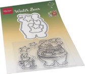 Marianne Design Clear stamp en Snijmal - Hetty's Winter beer