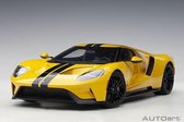 Ford GT - 2017, Yellow with Black Stripes - AutoArt 1/18