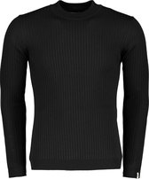 Hensen Pullover - Slim Fit - Zwart - XL