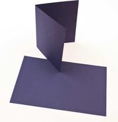 Kaarten Donker-Blauw 17.8x12.4cm (50 stuks)