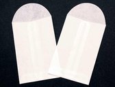 Pergamijn Envelopjes 5,5x9cm (100 stuks) | pergamijn zakjes | glassine zakjes