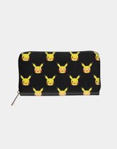 Pokémon - Pikachu All Over Print Dames portemonnee - Zwart
