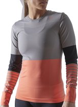 Craft Thermoshirt - Maat L  - Vrouwen - grijs/oranje/zwart