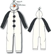 Disney Frozen Olaf onesie - pyjama - Maat 110 / 5 jaar