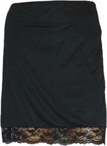 Reyberg Onderrok kort met kant (42cm) Zwart maat M