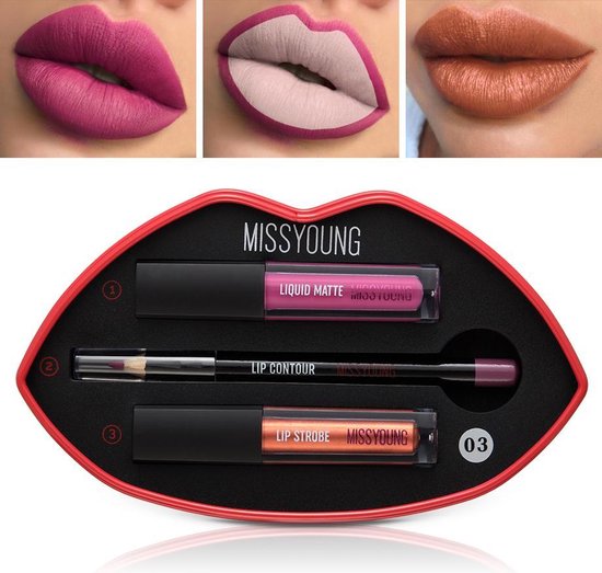 Joya Beauty® Lipliner & Lip Gloss mat & glans | Lip Kit | Lipkit | Lipstick  & Lipliner... | bol.com