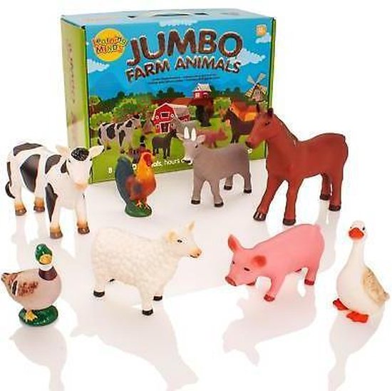 Thumbnail van een extra afbeelding van het spel 8 Jumbo boerderijdieren van Learning Minds