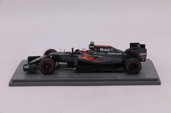 McLaren MP4/5B A. Senna Dirty Version Monaco GP 1984 Minichamps 1/12