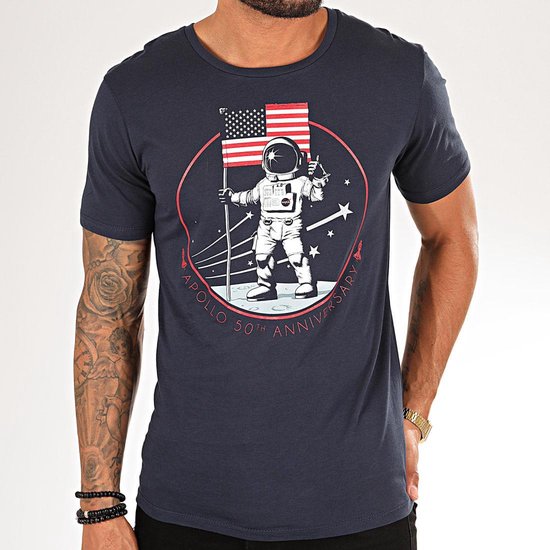 Levendig Luipaard badge NASA shirt – Apollo 50Th Anniversary maat S | bol