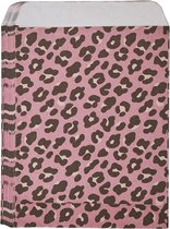 Gift bag - cadeau verpakking  - 10 stuks - leopard kleurrijke cadeauverpakking - roze cadeau tas - papieren cadeauverpakking set - geschenkverpakking papier - cadeautasje - feestda