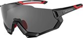 Gepolariseerde Fietsbril Set Met Hoes + 5 Lenzen | Sportbril | Racefiets | Mountainbike | MTB | Sport Fiets Bril| Zonnebril | UV Bescherming | Gepolariseerd | Zwart/Rood