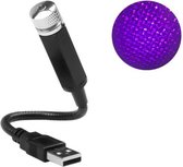 Sterrenhemel Projector LED voor Auto - USB - Paars - Flexibel - Ook voor Feesten / Woonkamer / Slaapkamer / Enzovoort