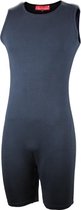Romper met ritssluiting onderkant - Blauw, L