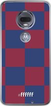 Motorola Moto G7 Hoesje Transparant TPU Case - FC Barcelona