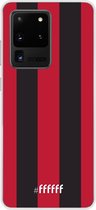 Samsung Galaxy S20 Ultra Hoesje Transparant TPU Case - AC Milan #ffffff