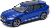 Modelauto Jaguar F-Pace SUV blauw 20 x 8 x 7 cm - Schaal 1:24 - Speelgoedauto - Miniatuurauto