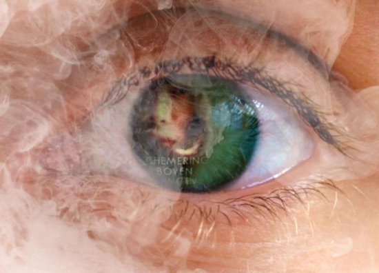 Schemering boven Shanghai