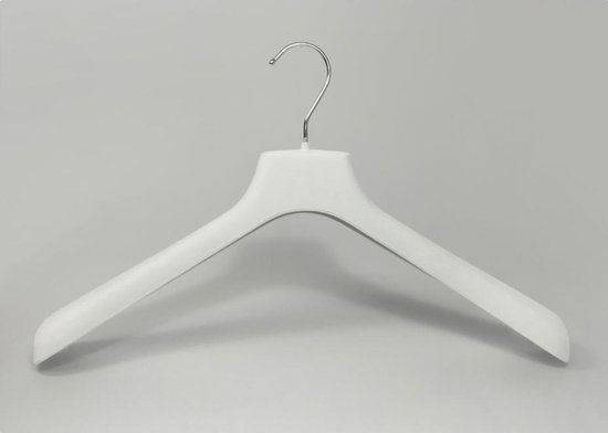 Set van 5] Luxe wit fluwelen (velours / fluweel / velvet) kledinghangers  /... | bol.com