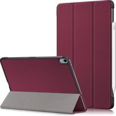 3-Vouw sleepcover hoes - iPad Air (2020) 10.9 inch - Bordeaux Rood