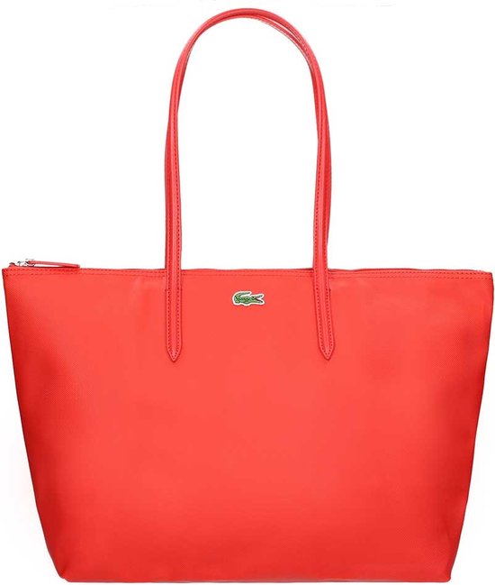 Sac Shopping Femme Lacoste Large high risk red | bol