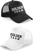 Petten heren dames-golden team-koppel-2 stuks