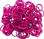 50 gram - elastiek - roze - Ø15 x 1,5mm - in zak - ca 250 stuks