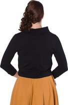 Dancing Days Longsleeve top -XL- KATY Zwart